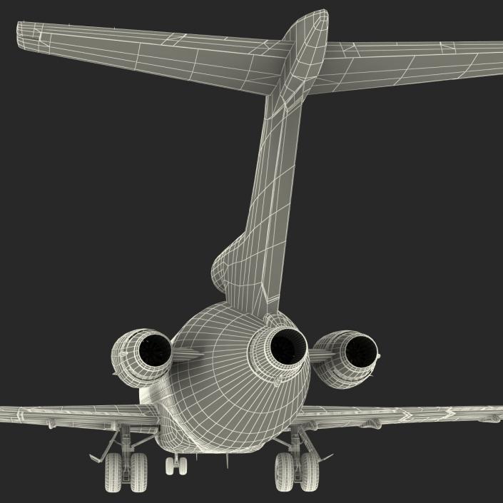 3D Boeing 727-200 Iran Aseman