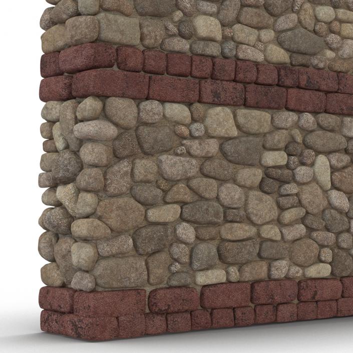 Wall Section Greco Roman 3D model
