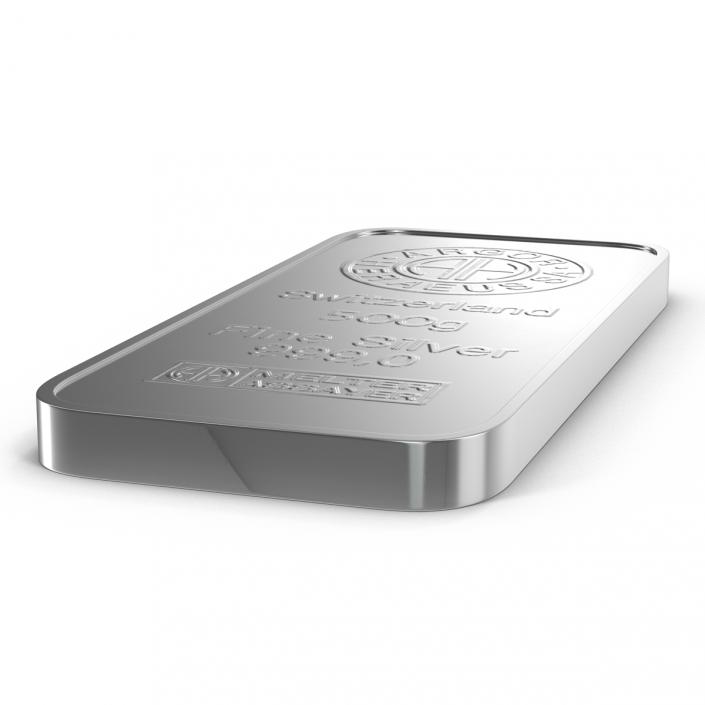 3D model Silver Bar 500g