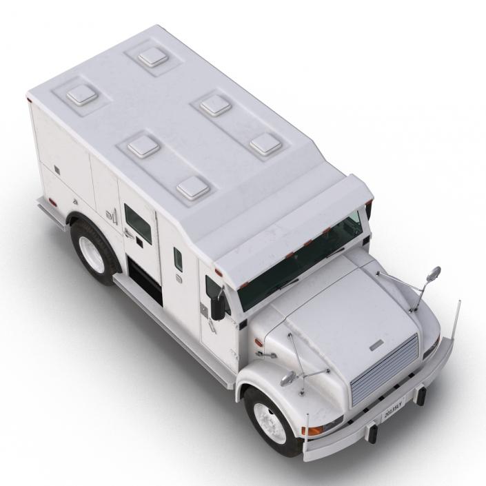 3D Armored Cash Transport Car