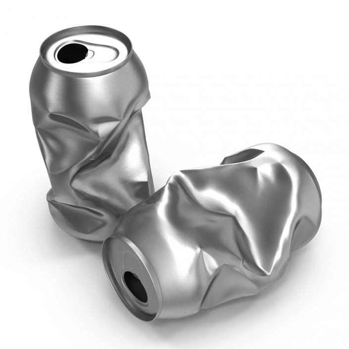 3D Crushed Soda Can