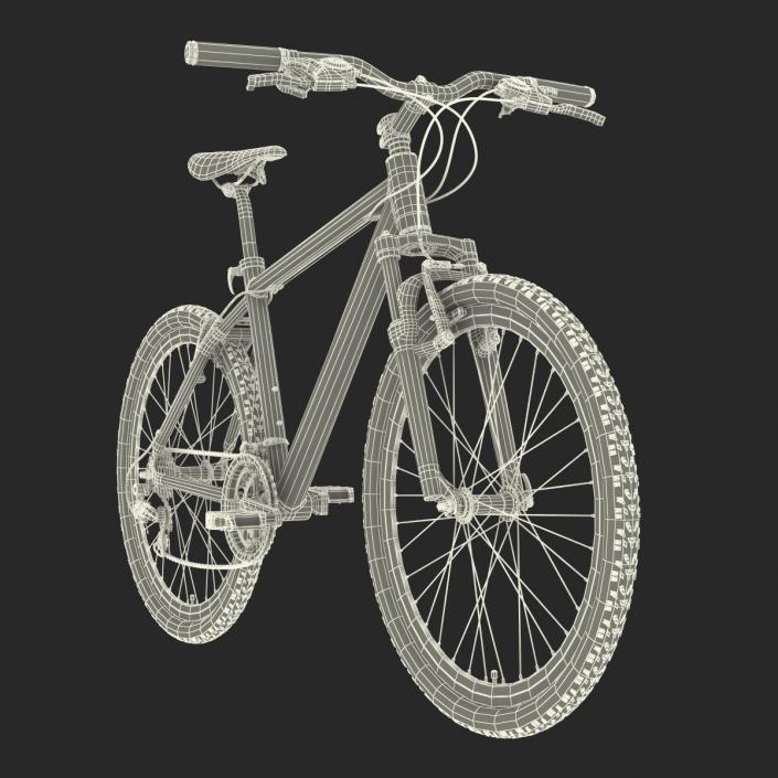 Mountain Bike Generic Black 3D
