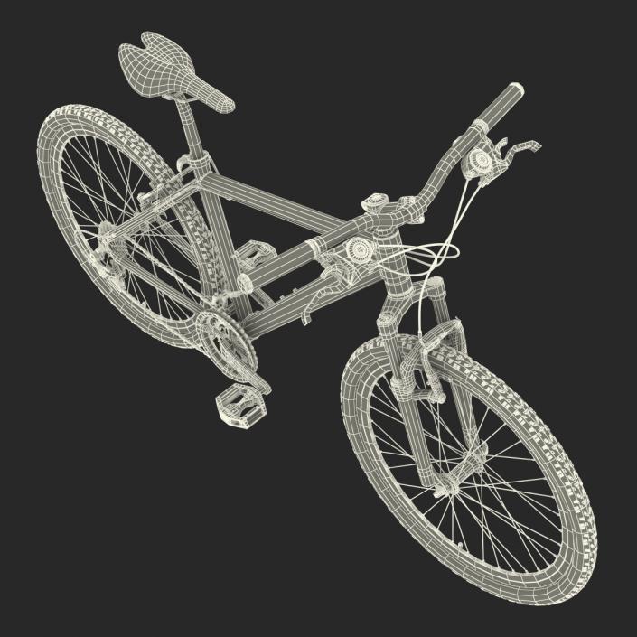Mountain Bike Generic Black 3D