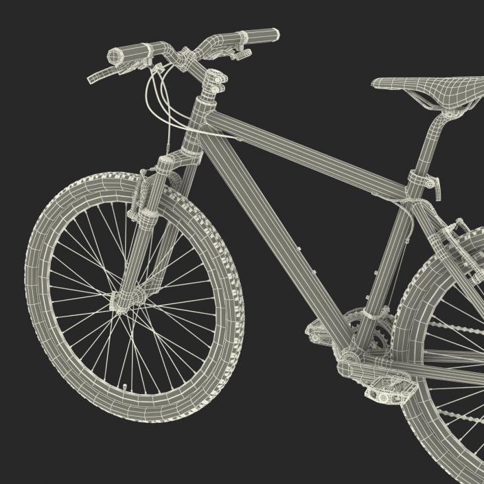 Mountain Bike Black 3D model