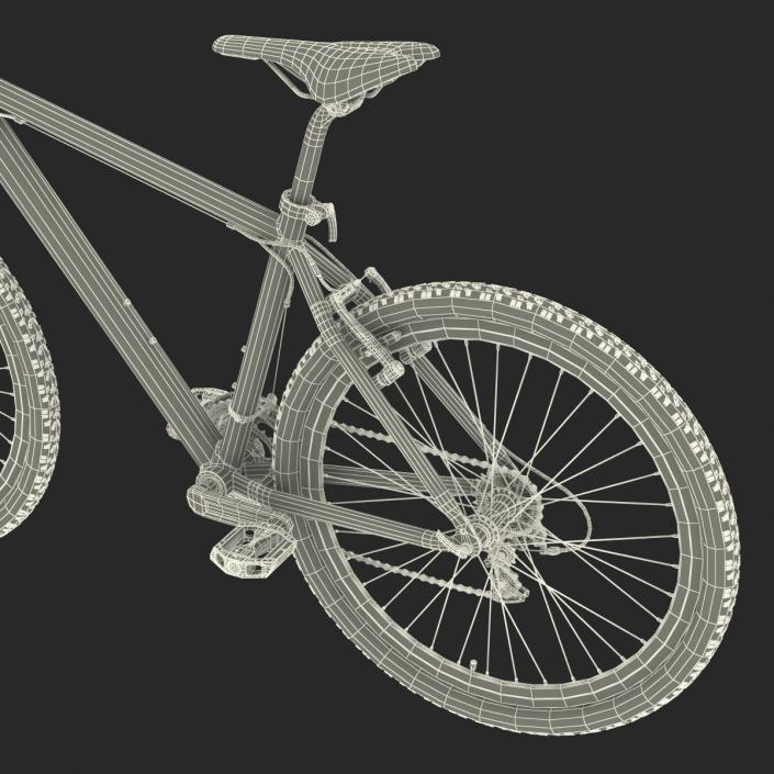 3D model Mountain Bike Generic Red