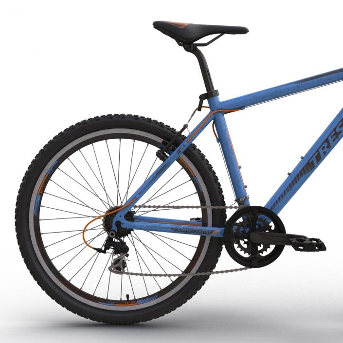 3D Mountain Bike Blue model
