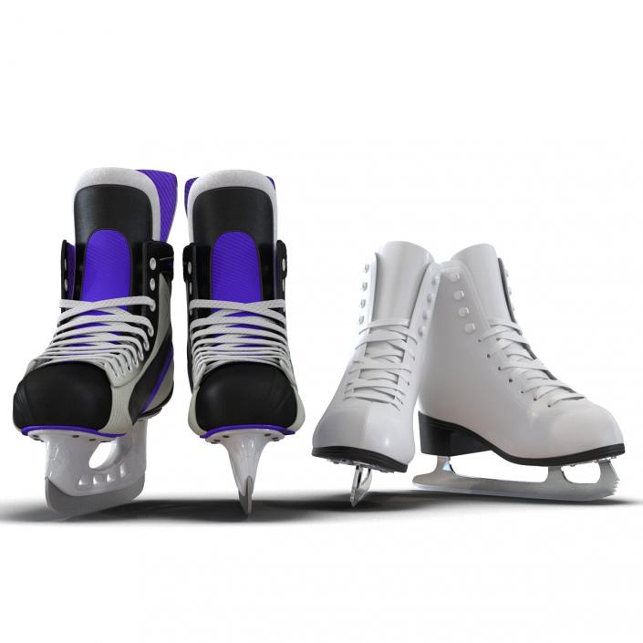 3D Ice Skates Collection
