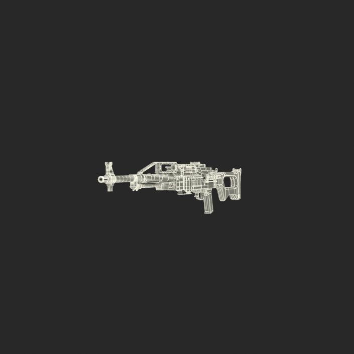 3D Russian Light Machine Gun Pecheneg 3