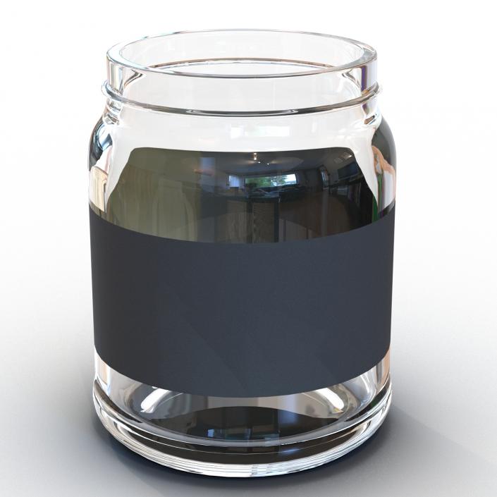 3D Glass Jar 3