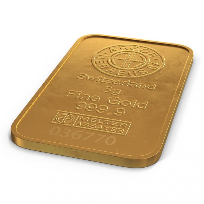 3D Gold Bar 5g