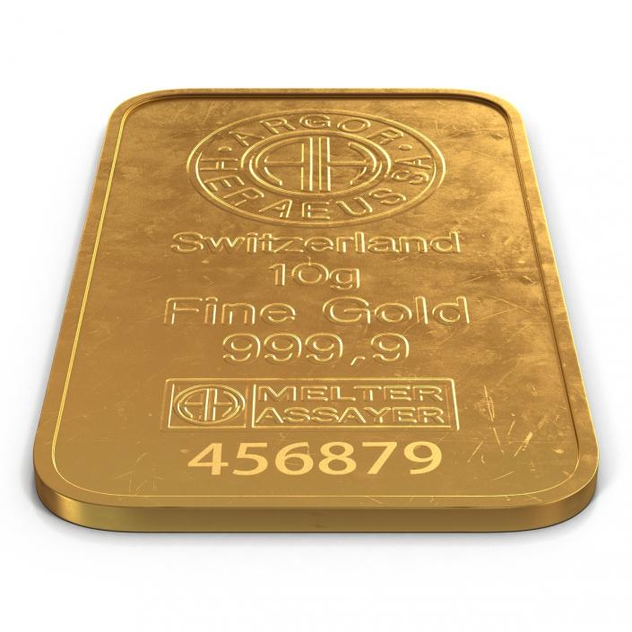 Gold Bar 10g 3D