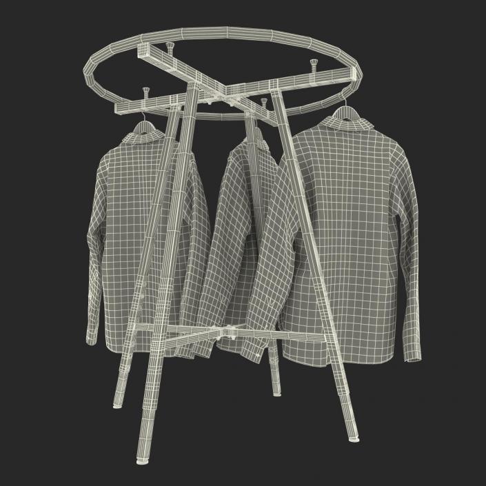 3D Round Clothing Rack 4