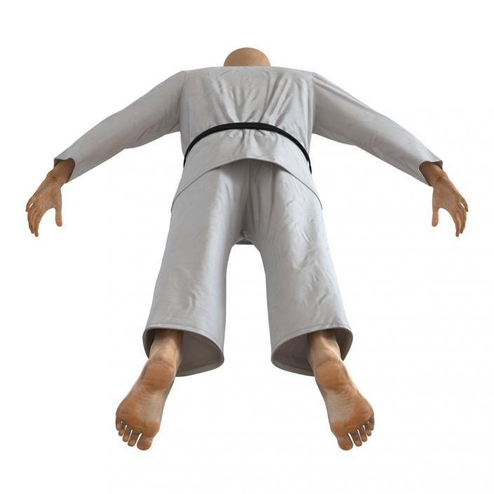 3D Japanese Karate Fighter model