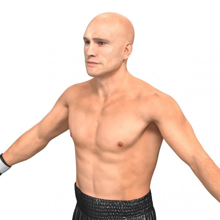 Adult Boxer Man Rigged 2 3D model