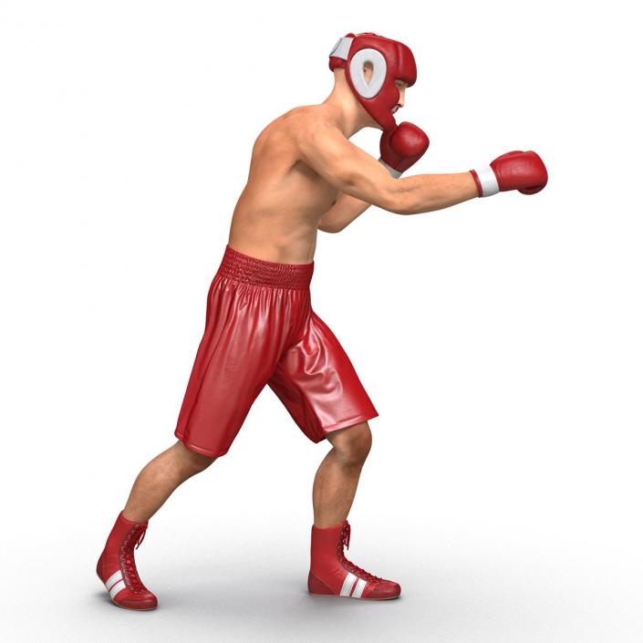 3D Boxer Man Rigged