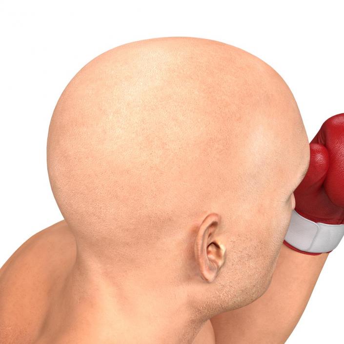 3D Boxer Man 2 Pose 2 model