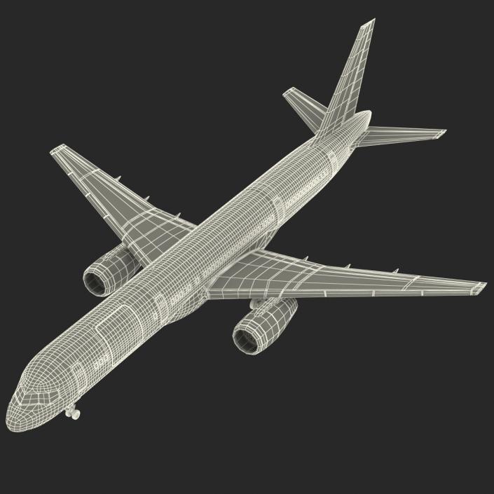 3D Boeing 757-200F United Airlines