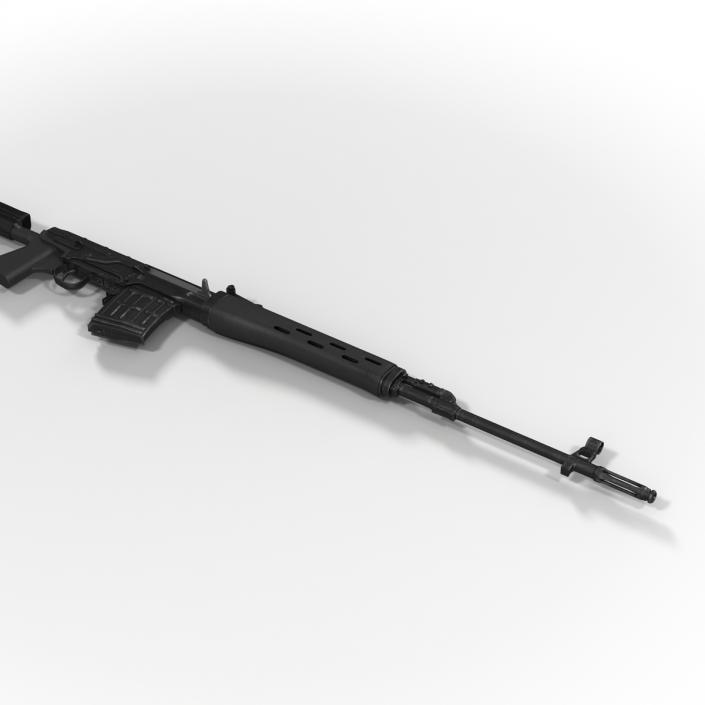 Dragunov Sniper Rifle SVD 2 3D