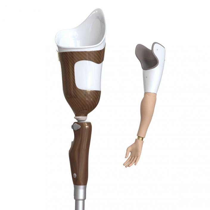 3D Prosthetic Leg and Arm Collection model