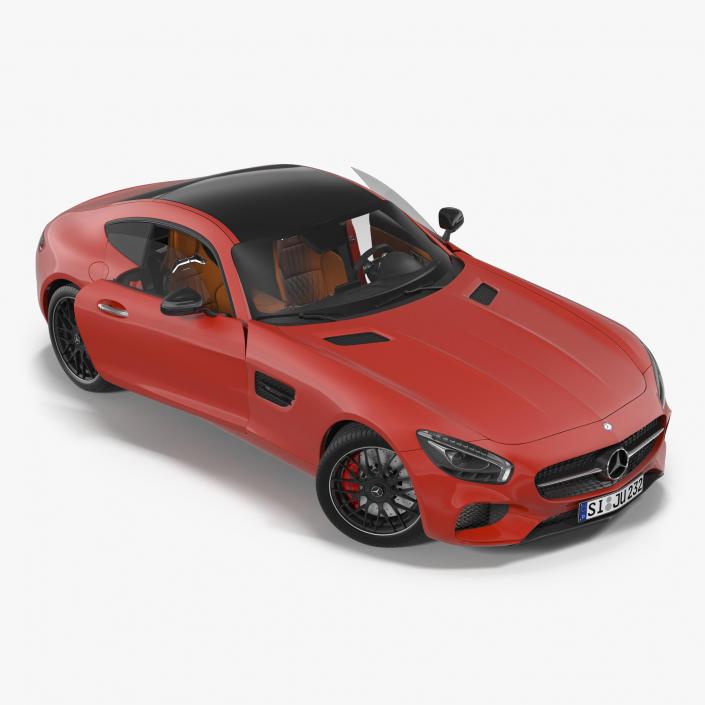 Mercedes Benz AMG GT 2016 Rigged 3D