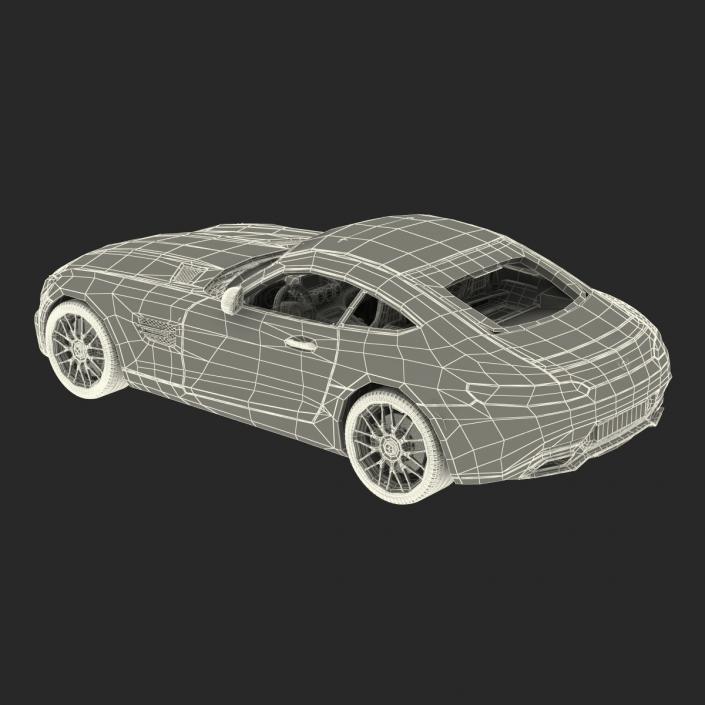 Mercedes Benz AMG GT 2016 Rigged 3D