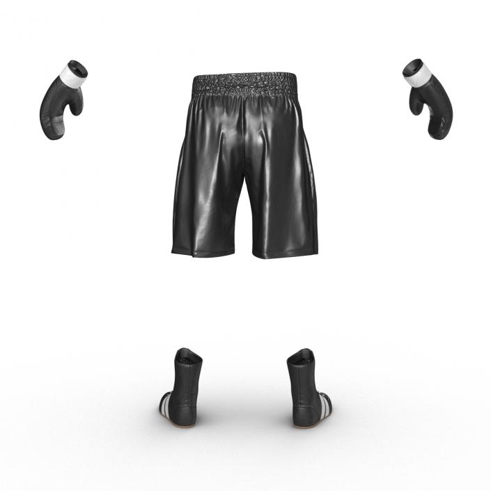 Boxing Gear Black 2 3D model