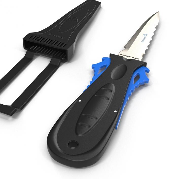 Dive Knife Set 3D model