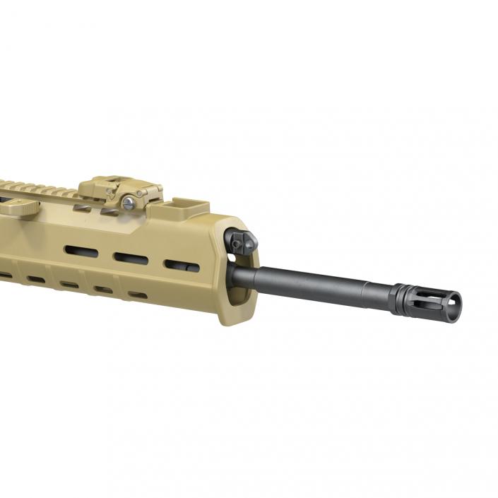 Adaptive Combat Rifle Bushmaster ACR Coyote Brown 3D model