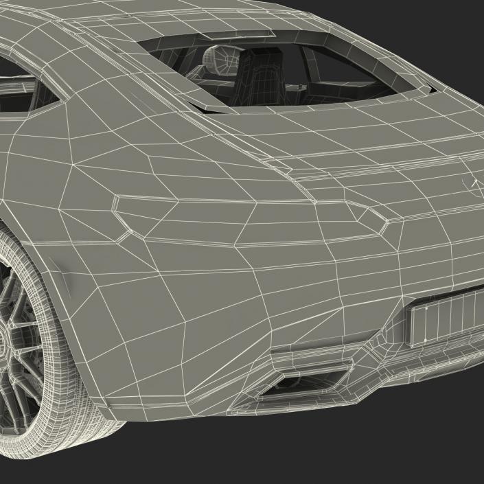 3D model Mercedes Benz AMG GT 2016