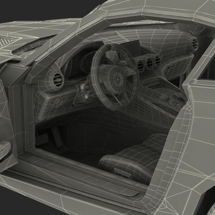 3D model Mercedes Benz AMG GT 2016