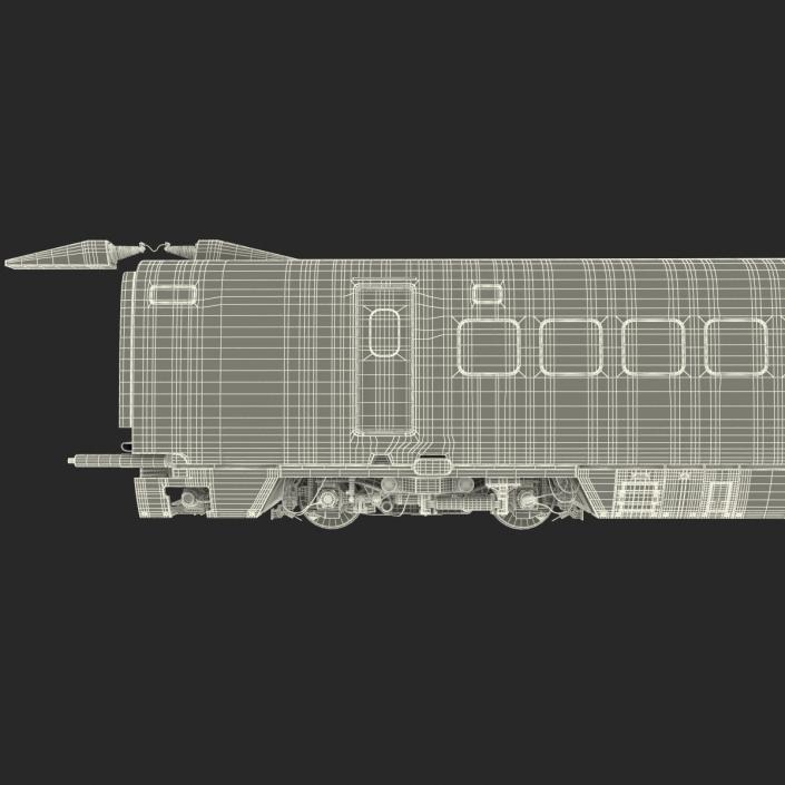 3D Speed Train Passenger Car Generic model