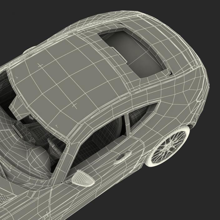 3D Mercedes Benz AMG GT 2016 Simple Interior