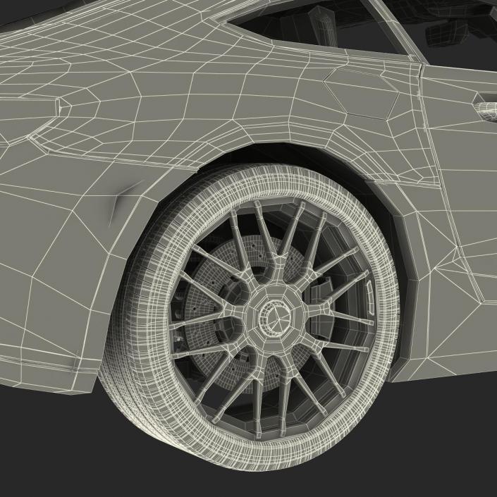 3D Mercedes Benz AMG GT 2016 Simple Interior