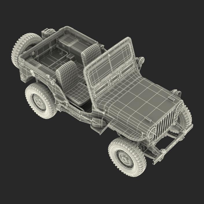 3D model Jeep Willys M38