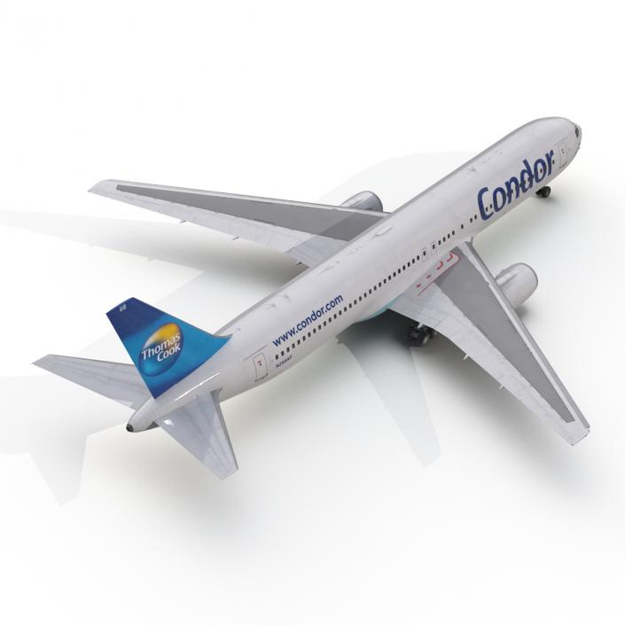 Boeing 767-300 Condor Flugdienst Rigged 3D model