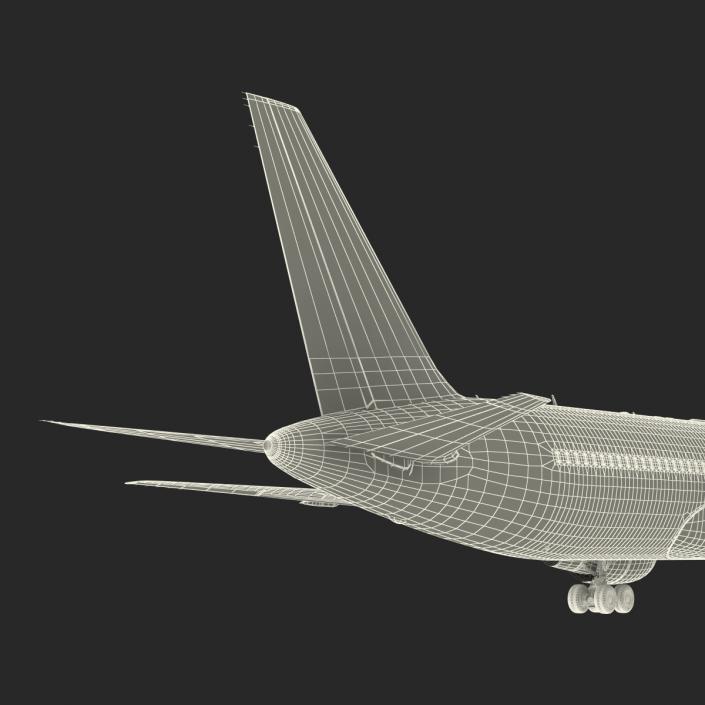 3D model Boeing 767-300 Delta Air Lines
