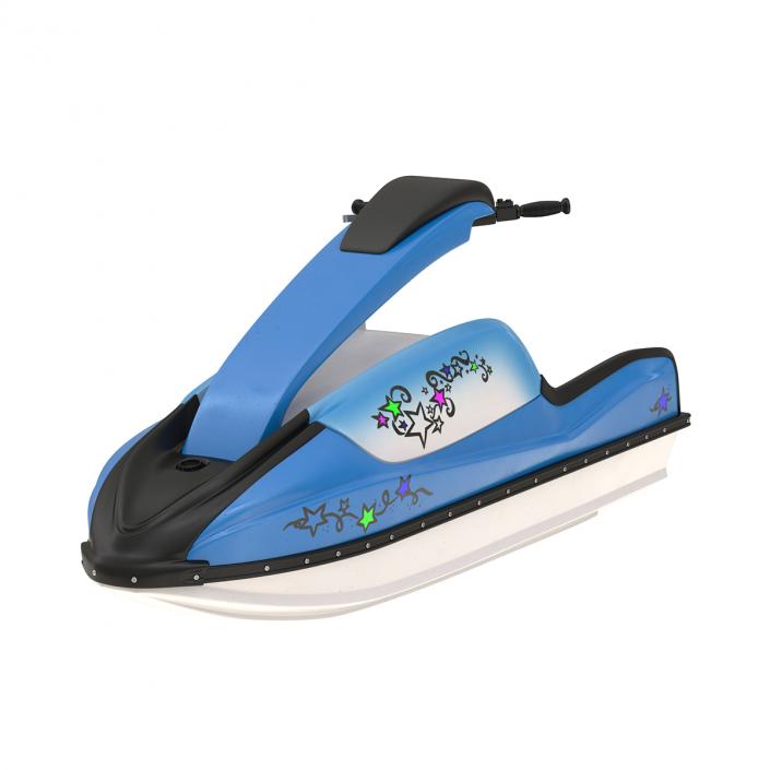 Sport Water Scooter Rigged Generic 3D model