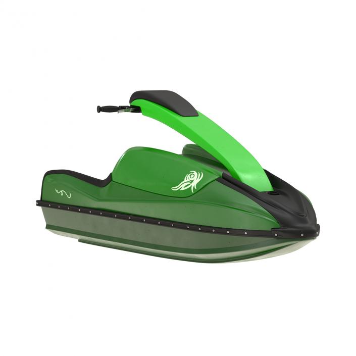 3D Sport Water Scooter Rigged Generic 2