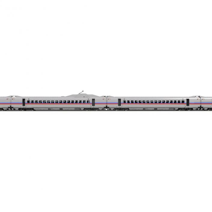 3D Speed Train Generic Rigged