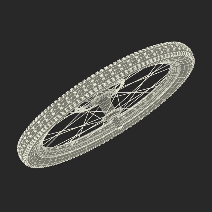 Bicycle Front Wheel 3D model
