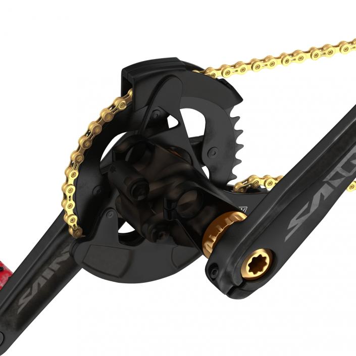 3D Bicycle Crankset and Chain
