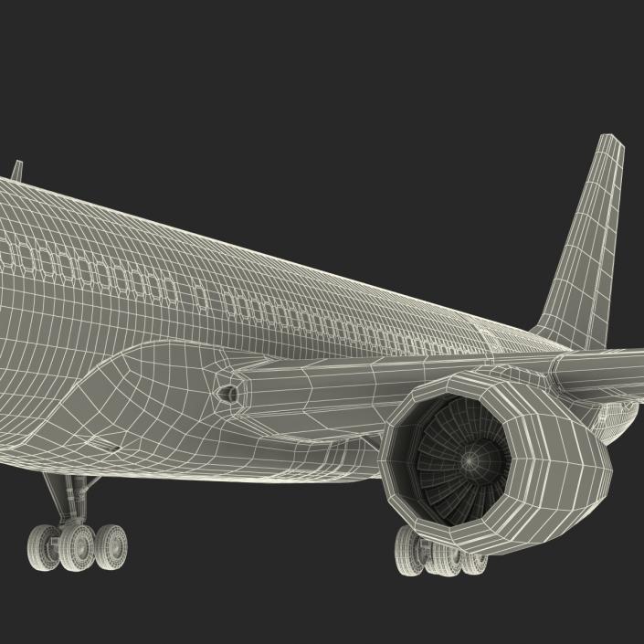 Boeing 757-300 Delta Air Lines Rigged 3D