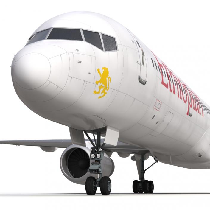 3D model Boeing 757-300 Ethiopian Airlines Rigged