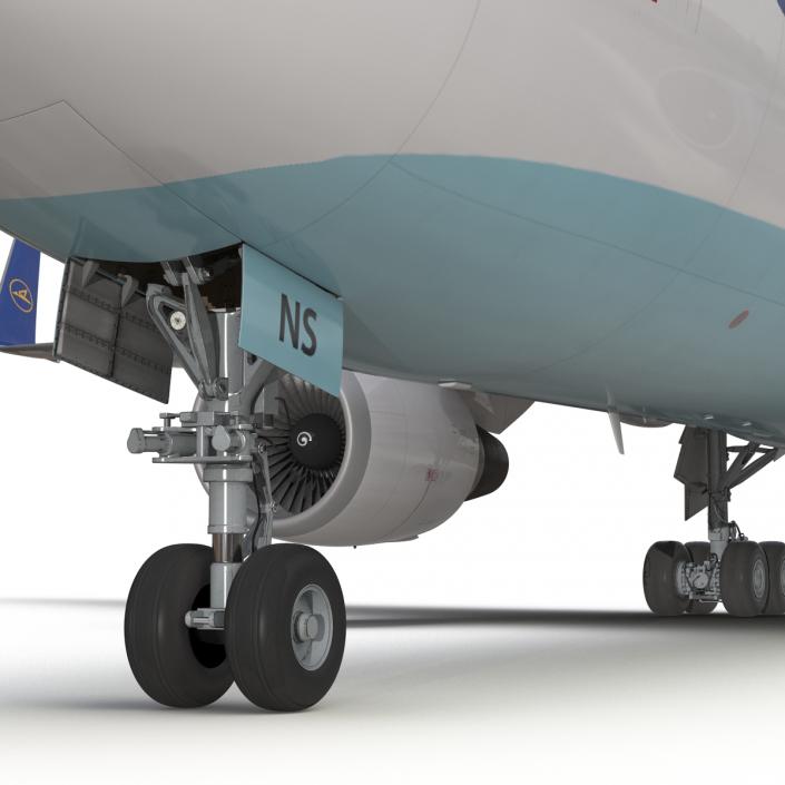 3D model Boeing 767-300F Condor Flugdienst Rigged