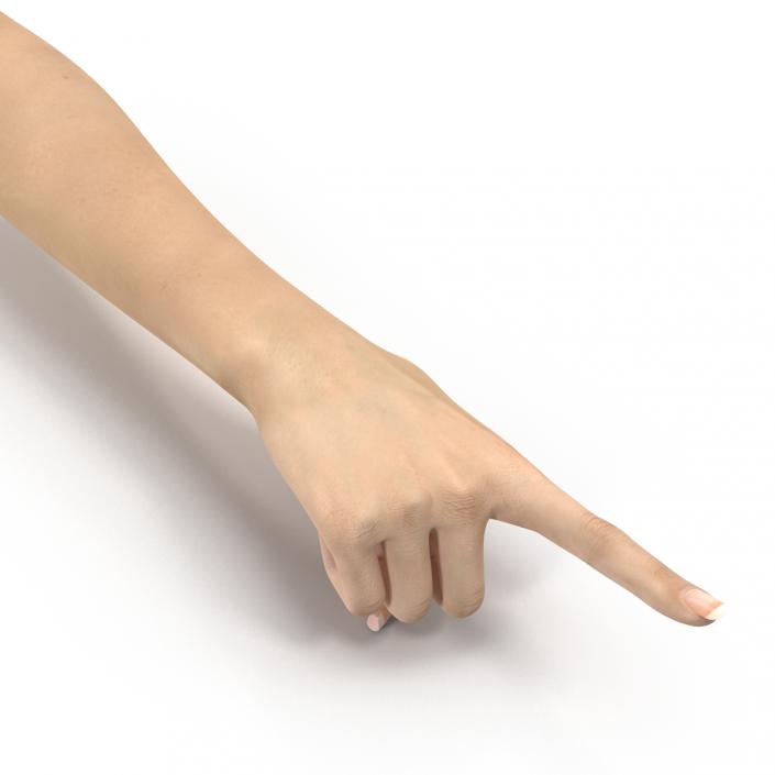 3D model Female Hand 3 Pose 5