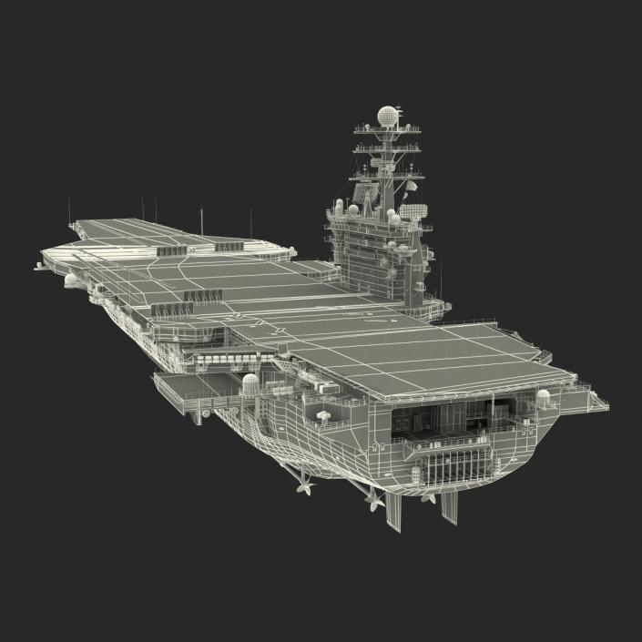 3D USS George Washington CVN-73 model