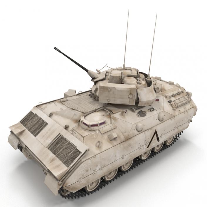 3D US Infantry Fighting Vehicle Bradley M2 Rigged