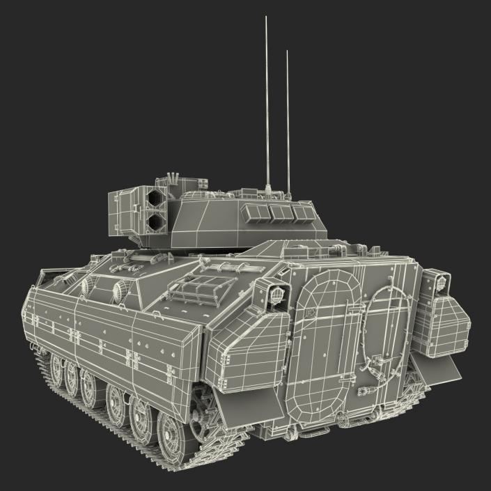 3D US Infantry Fighting Vehicle Bradley M2 Rigged
