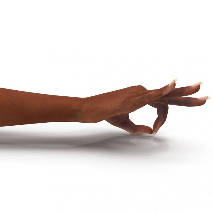3D model Female Hand African American Pose 4