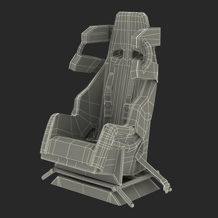 3D model Racing Car Seat